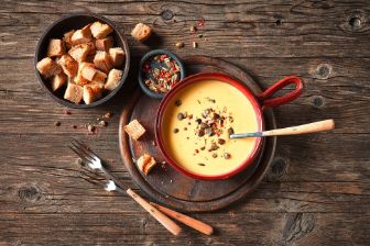 kuerbis fondue