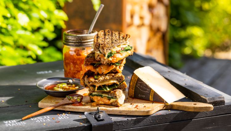 Kaltbach GOLD BBQ tosti met Kimchi